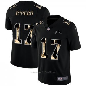 Camiseta NFL Limited Los Angeles Chargers Rivers Statue of Liberty Fashion Negro