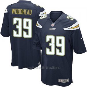 Camiseta San Diego Chargers Woodhead Negro Nike Game NFL Nino