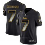 Camiseta NFL Limited Pittsburgh Steelers Roethlisberger Smoke Fashion Negro