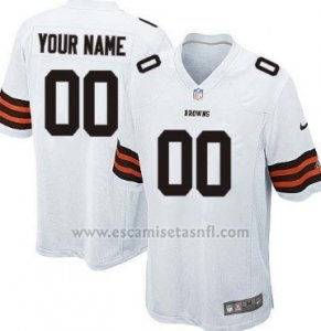 Camisetas NFL Limited Cleveland Browns Personalizada Blanco