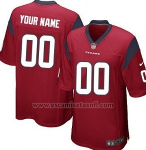 Camisetas NFL Limited Houston Texans Personalizada Rojo