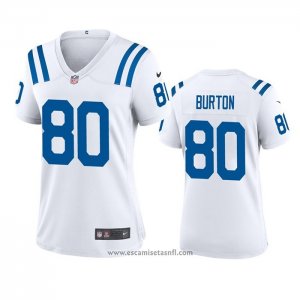 Camiseta NFL Game Mujer Indianapolis Colts Trey Burton Blanco