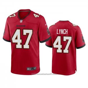 Camiseta NFL Game Tampa Bay Buccaneers John Lynch 2020 Rojo