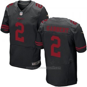 Camiseta San Francisco 49ers Gabbert Negro Nike Elite NFL Hombre