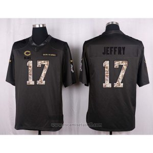 Camiseta Chicago Bears Jeffry Apagado Gris Nike Anthracite Salute To Service NFL Hombre