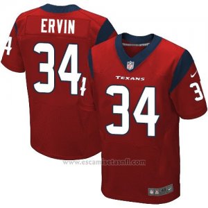 Camiseta Houston Texans Ervin Rojo Nike Elite NFL Hombre