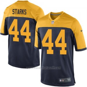 Camiseta Green Bay Packers Starks Negro Amarillo Nike Game NFL Nino