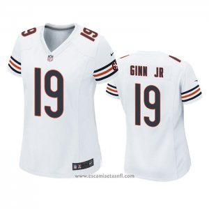 Camiseta NFL Game Mujer Chicago Bears Ted Ginn Jr Blanco