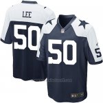 Camiseta Dallas Cowboys Lee Negro Blanco Nike Game NFL Hombre
