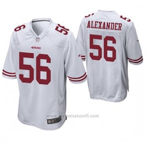 Camiseta NFL Game Hombre San Francisco 49ers Kwon Alexander Blanco