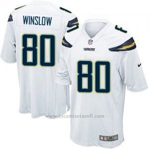 Camiseta San Diego Chargers Winslow Blanco Nike Game NFL Nino
