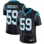 Camiseta NFL Limited Hombre Carolina Panthers 59 Luke Kuechly Negro Stitched Vapor Untouchable