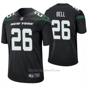 Camiseta NFL Game Hombre New York Jets Le'veon Bell Negro 60th Aniversario