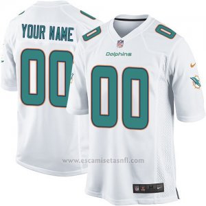 Camisetas NFL Nino Miami Dolphins Personalizada Blanco