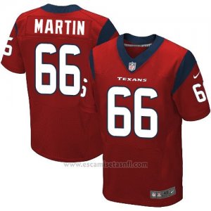 Camiseta Houston Texans Martin Rojo Nike Elite NFL Hombre