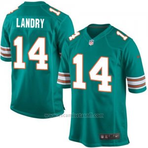 Camiseta Miami Dolphins Landry Verde Oscuro Nike Game NFL Nino