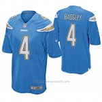 Camiseta NFL Game Hombre San Diego Chargers Michael Badgley Powder Azul