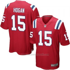 Camiseta New England Patriots Hogan Rojo Nike Game NFL Nino