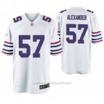 Camiseta NFL Game Hombre Buffalo Bills Lorenzo Alexander Throwback Blanco
