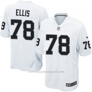 Camiseta Oakland Raiders Ellis Blanco Nike Game NFL Nino