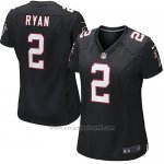 Camiseta Atlanta Falcons Ryan Negro Nike Game NFL Mujer