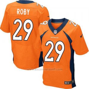 Camiseta Denver Broncos Roby Naranja Nike Elite NFL Hombre
