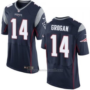 Camiseta New England Patriots Grogan Profundo Azul Nike Elite NFL Hombre