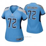 Camiseta NFL Game Mujer Tennessee Titans David Quessenberry Azul Luminoso
