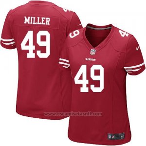 Camiseta San Francisco 49ers Miller Rojo Nike Game NFL Mujer