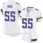 Camiseta Minnesota Vikings Barr Blanco Nike Game NFL Mujer
