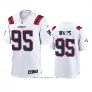 Camiseta NFL Game New England Patriots Derek Rivers 2020 Blanco