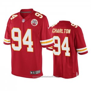 Camiseta NFL Game Kansas City Chiefs Taco Charlton Rojo