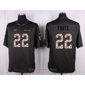 Camiseta New York Jets Forte Apagado Gris Nike Anthracite Salute To Service NFL Hombre