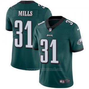 Camiseta NFL Limited Hombre Philadelphia Eagles 31 Jalen Mills Verde Stitched Vapor Untouchable