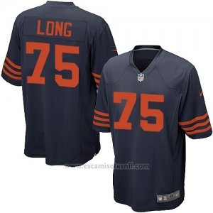 Camiseta Chicago Bears Long Azul Nike Game NFL Nino