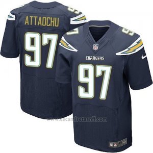 Camiseta San Diego Chargers Attaochu Profundo Azul Nike Elite NFL Hombre