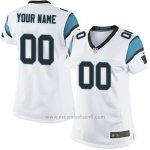 Camisetas NFL Mujer Carolina Panthers Personalizada Blanco