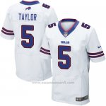 Camiseta Buffalo Bills Taylor Blanco Nike Elite NFL Hombre