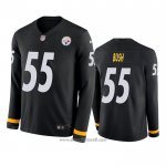Camiseta NFL Therma Manga Larga Pittsburgh Steelers Devin Bush Negro