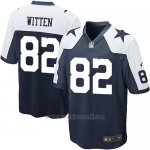 Camiseta Dallas Cowboys Witten Negro Blanco Nike Game NFL Hombre