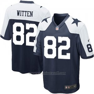 Camiseta Dallas Cowboys Witten Negro Blanco Nike Game NFL Hombre