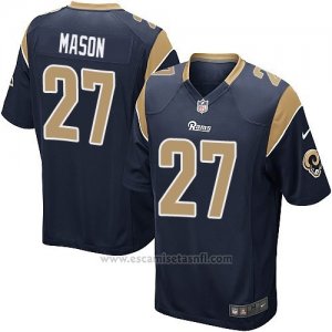 Camiseta Los Angeles Rams Mason Negro Nike Game NFL Nino