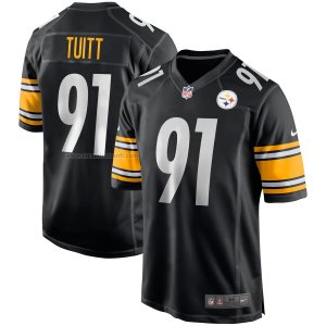 Camiseta NFL Game Pittsburgh Steelers Stephon Tuitt Negro