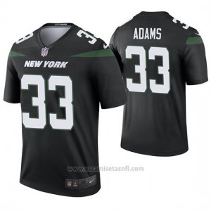 Camiseta NFL Legend Hombre New York Jets Jamal Adams Negro Color Rush