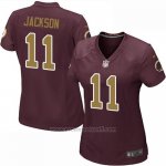 Camiseta Washington Redskins Jackson Marron Nike Game NFL Mujer