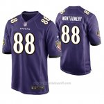 Camiseta NFL Game Hombre Baltimore Ravens Ty Montgomery Violeta
