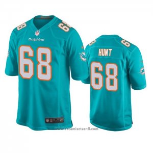 Camiseta NFL Game Miami Dolphins Robert Hunt Verde
