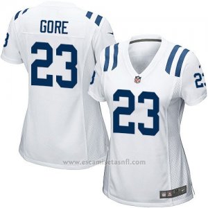 Camiseta Indianapolis Colts Gore Blanco Nike Game NFL Mujer
