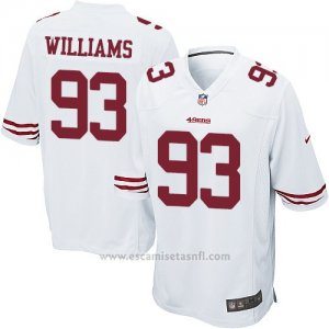 Camiseta San Francisco 49ers Williams Blanco Nike Game NFL Nino