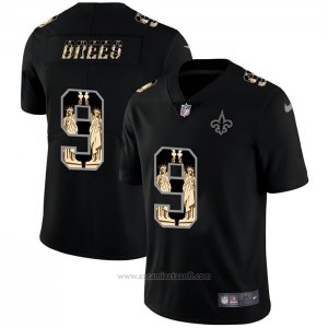 Camiseta NFL Limited New Orleans Saints Brees Statue of Liberty Fashion Negro